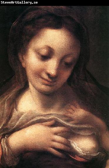 Correggio Virgin and Child with an Angel