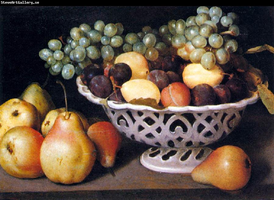 Galizia,Fede Maiolica Basket of Fruit