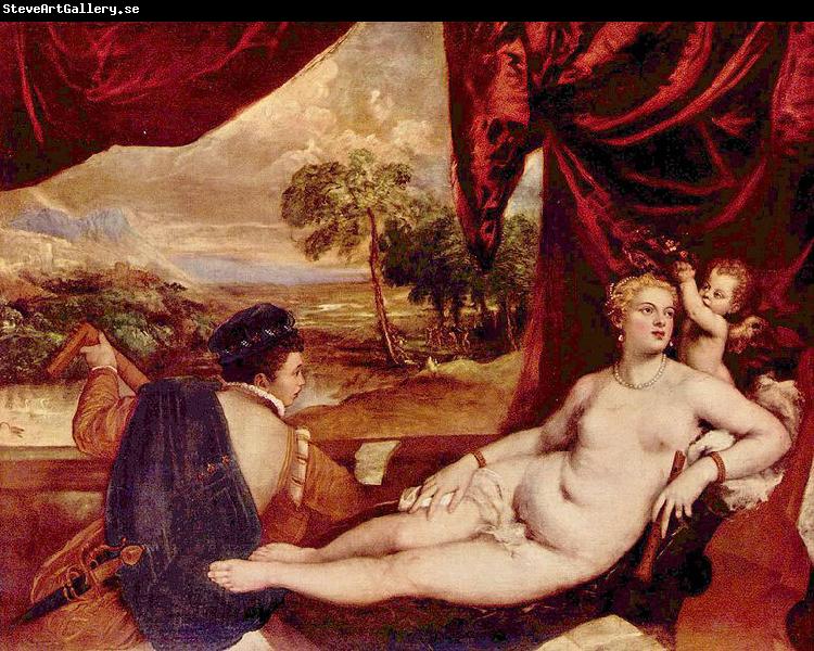 Titian Venus und der Lautenspieler