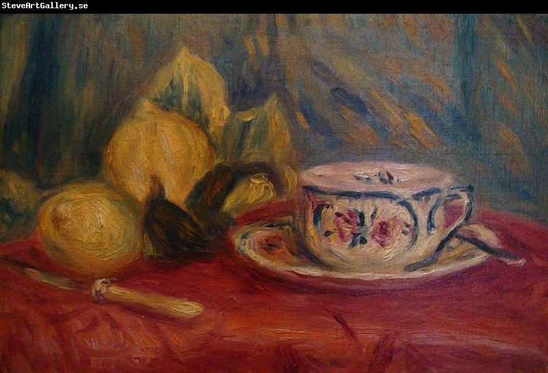 Pierre Auguste Renoir Lemons and Teacup