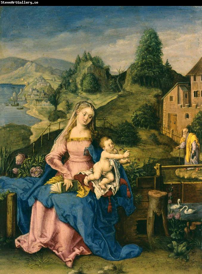 Anonymous Virgin and Child in a Landscape