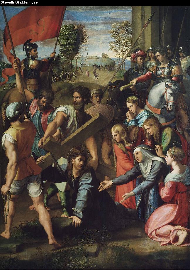 Raphael Christ Falling on the Way to Calvary
