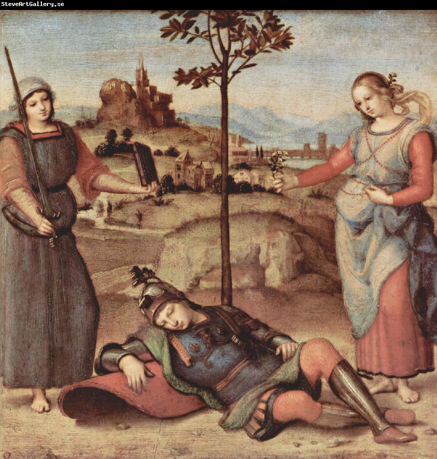 Raphael Vision of a Knight