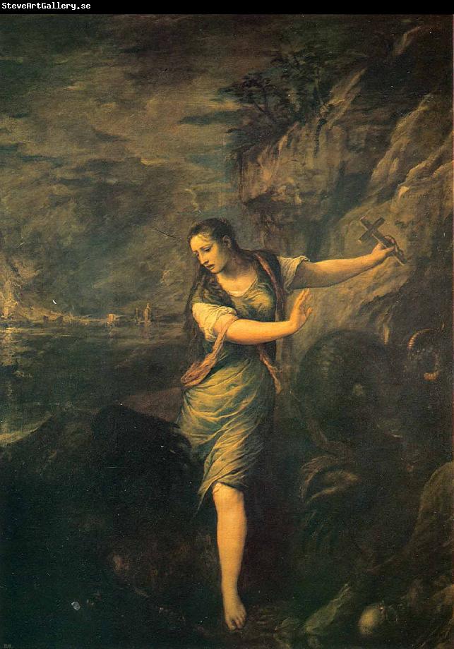 Titian St Margaret and the Dragon