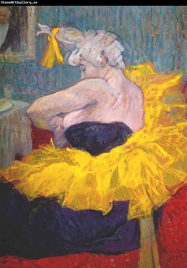 toulouse-lautrec The clownesse cha-u-kao at the Moulin Rouge