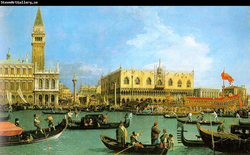 Canaletto The Basin of San Marco on Ascension Day