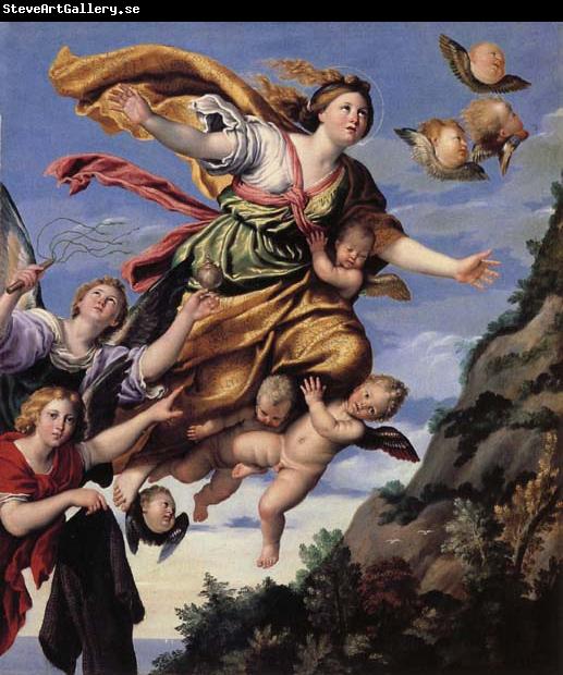 Domenichino The Assumption of Mary Magdalen into Heaven