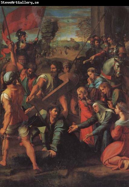 Raphael Christ Falls on the Road to Calvary
