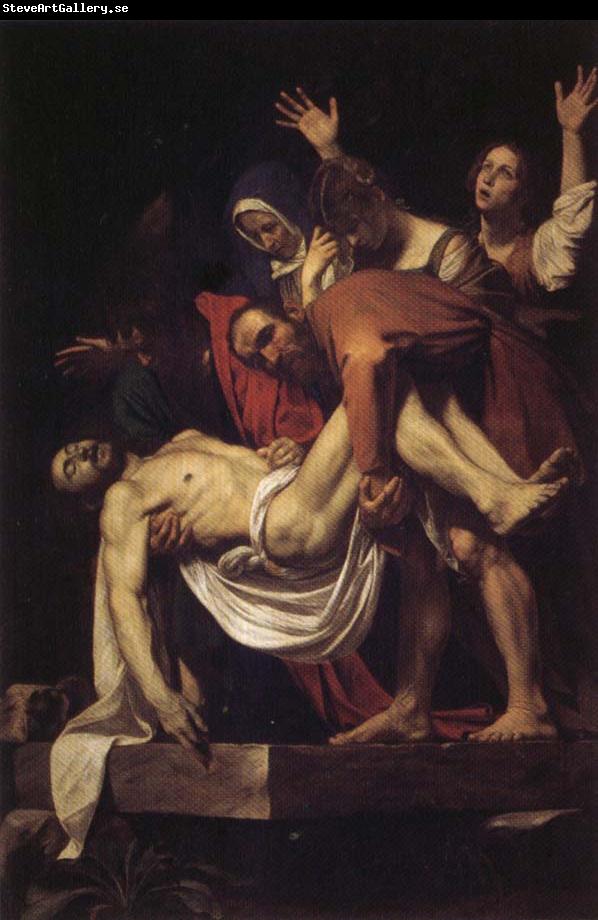 Caravaggio Entombment of Christ