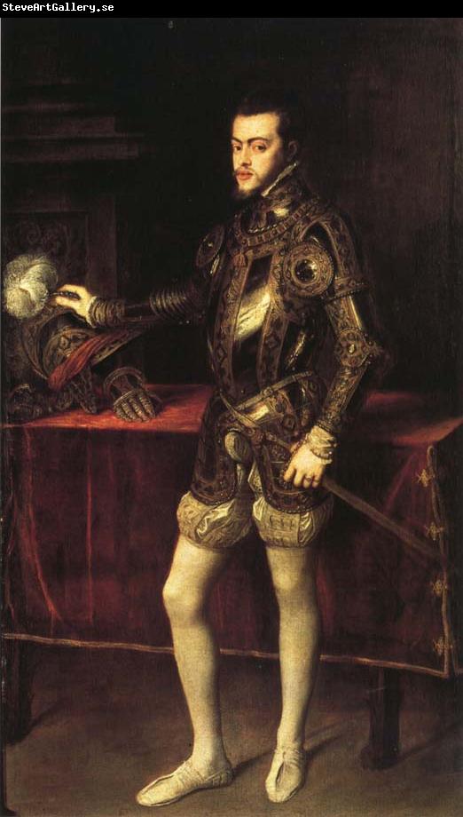 Titian Portrait of Philip II in Armor