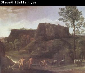 Domenichino Landscape with Hercules and Achelous (mk05)