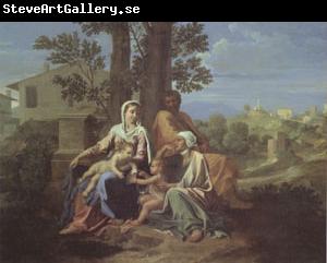 Poussin The Holy Family in a Landscape (mk05)