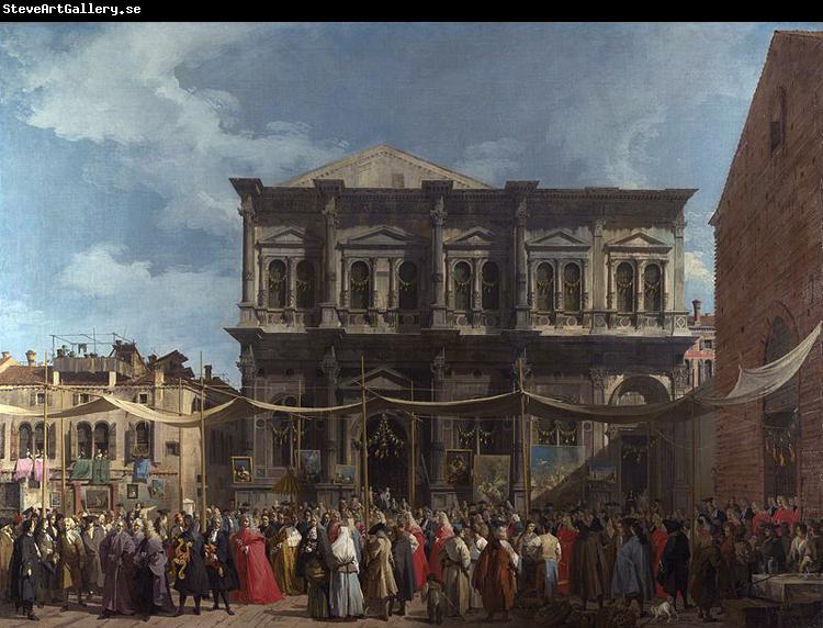 Canaletto Visita del doge alla chiesa di S Rocco (mk21)