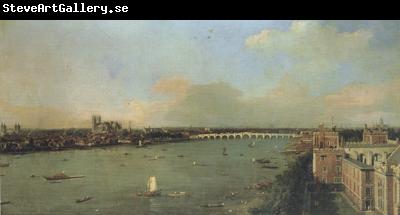 Canaletto Il Tamigi col ponte di Westminster nel fondo (mk21)