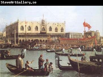 Canaletto The Bacino di S Marco on Ascension Day (mk25)