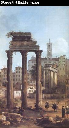 Canaletto Rome Ruins of the Forum looking towards the Capitol (mk25)