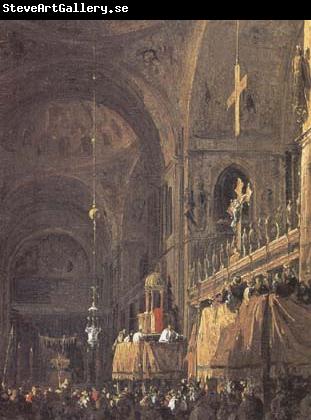 Canaletto Interior of San Marco (mk25)