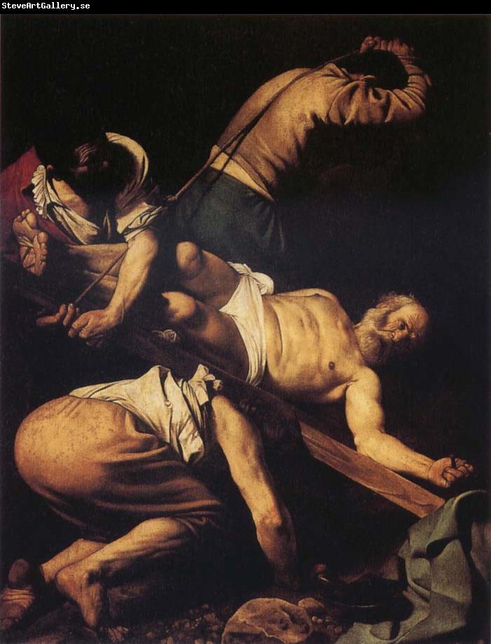 Caravaggio The Crucifixion of St Peter
