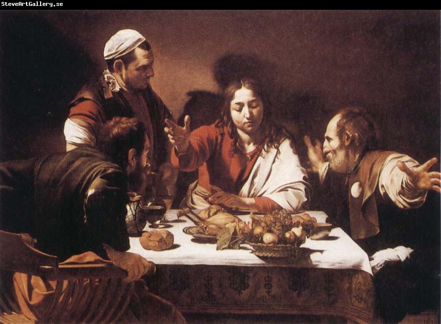 Caravaggio The Supper at Emmaus