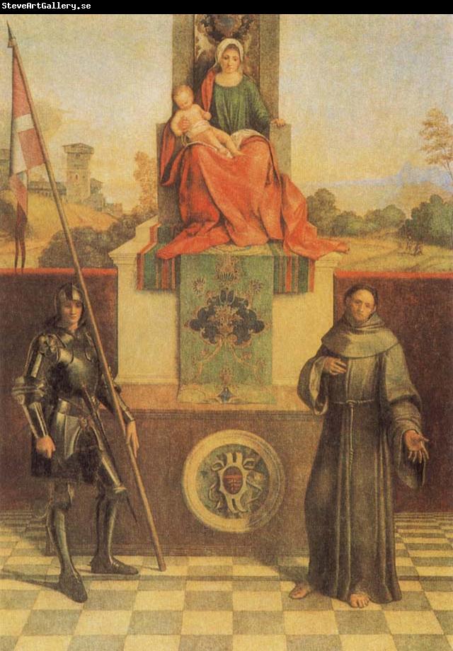 Giorgione Virgin and CHild with SS Francis and Liberalis