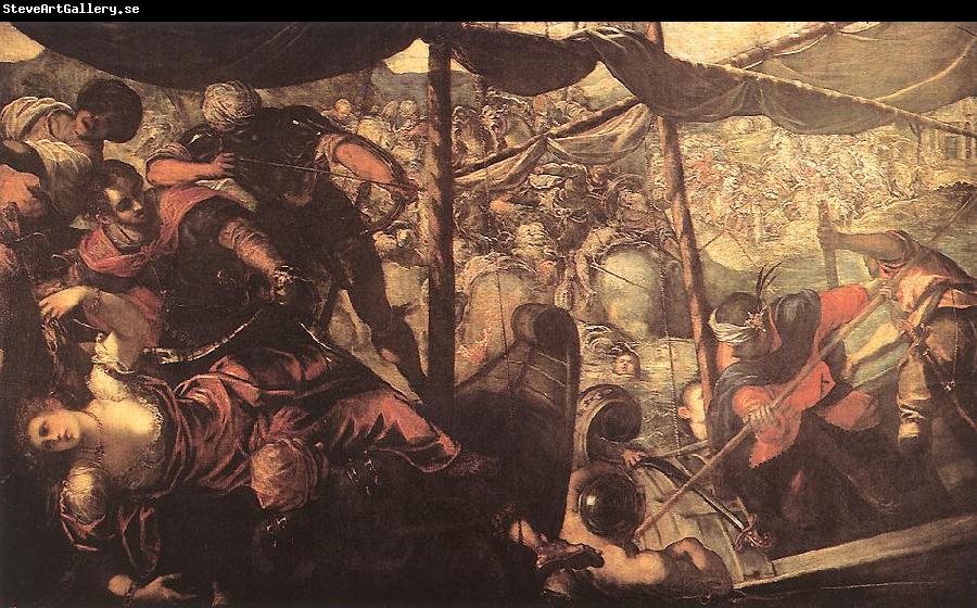 Tintoretto Battle between Turks and Christians