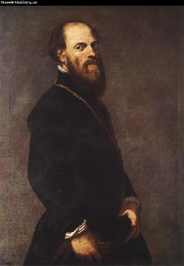 Tintoretto Man with a Golden Lace