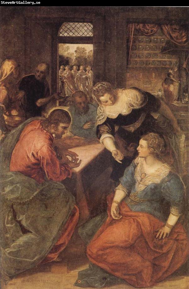 Tintoretto Christ with Mary and Martha