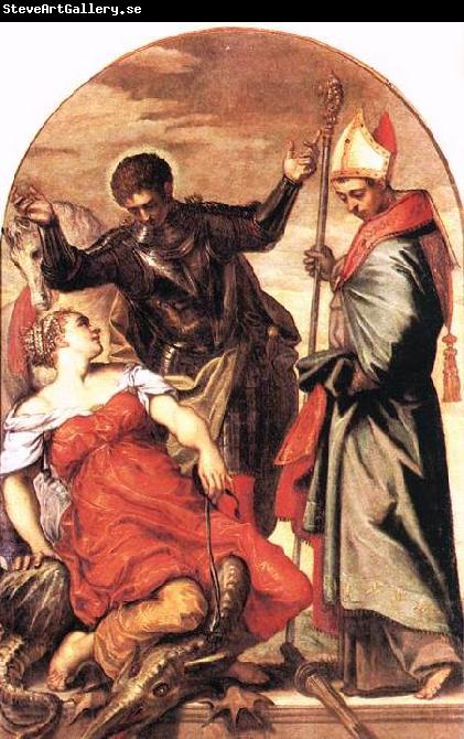 Tintoretto St Louis, St George and the Princess