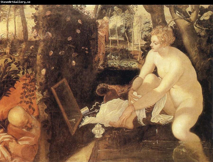 Tintoretto Susanna at he Bath